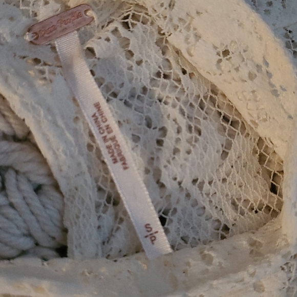 TODAY FREE PEOPLE SHEER LACE MIDI SP DRESS - Picture 12 of 17